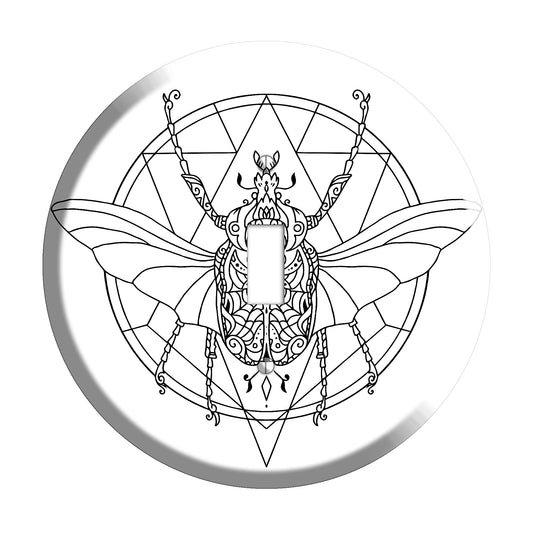Beetle Mandala C Cover Plates