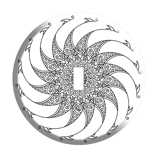 Spiral Mandala G Cover Plates