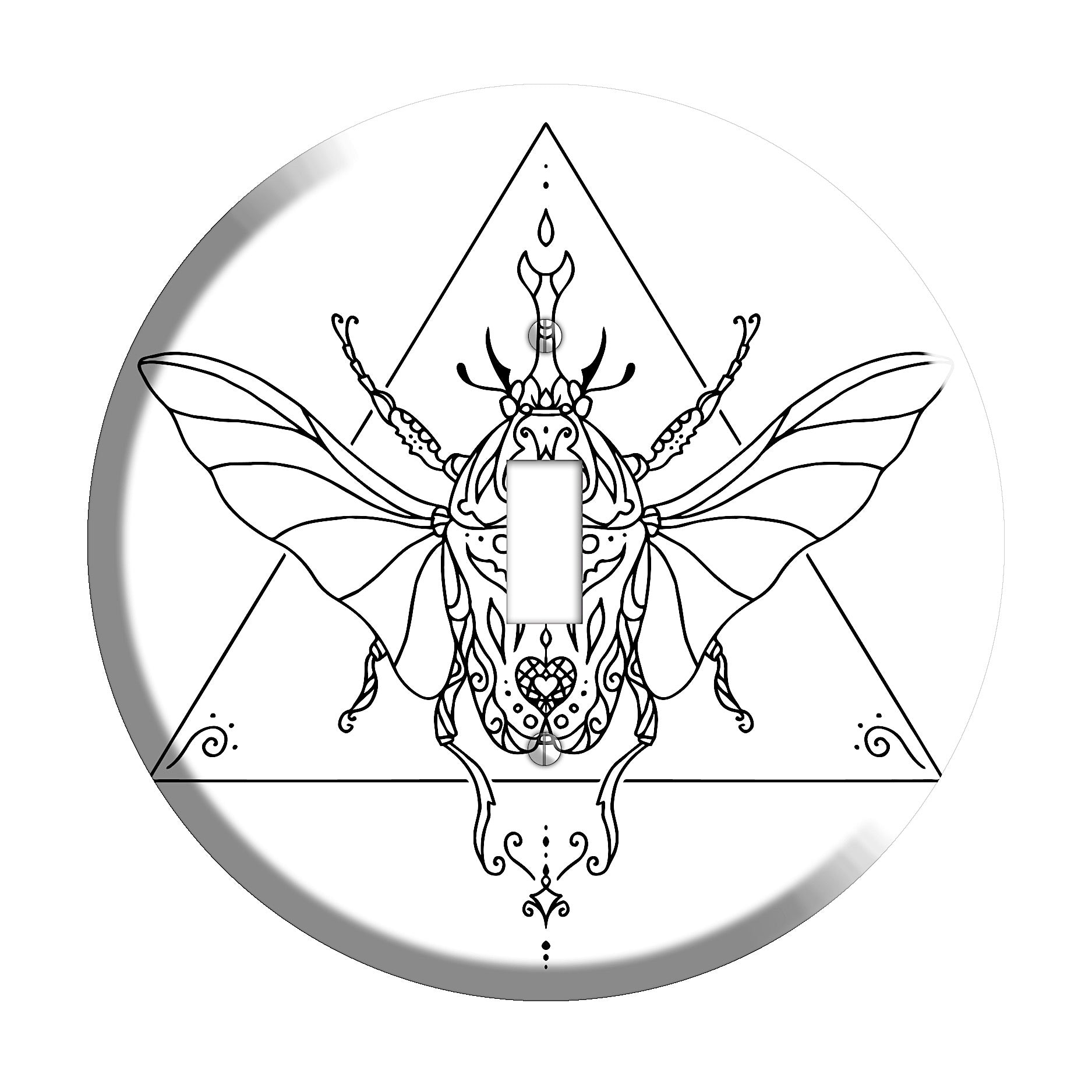 Beetle Mandala B Cover Plates