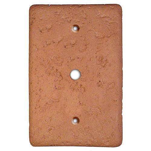 Terra Cotta Stone Cable Switchplate:Wallplatesonline.com