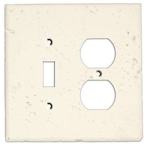 Paintable Stone Toggle / Duplex Outlet Cover Plate