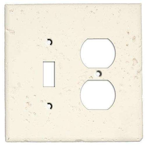 Paintable Stone Toggle / Duplex Outlet Cover Plate