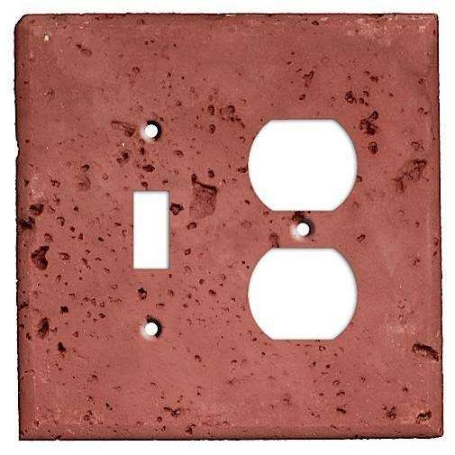Brick Stone Toggle / Duplex Outlet Cover Plate