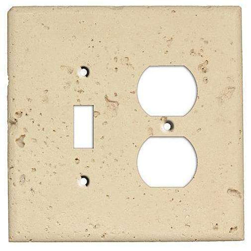 Sand Stone Toggle / Duplex Outlet Cover Plate