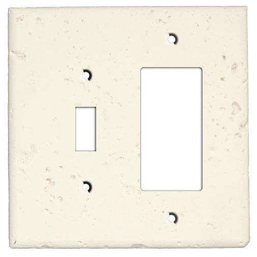 Paintable Stone Toggle / Rocker Cover Plate