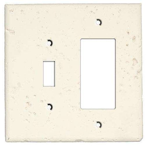 Paintable Stone Toggle / Rocker Cover Plate