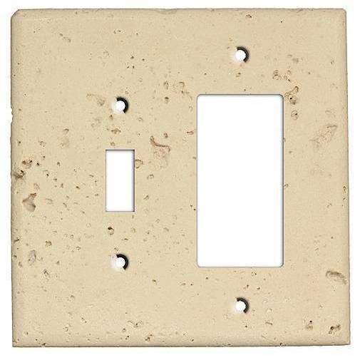 Sand Stone Toggle / Rocker Cover Plate - Wallplatesonline.com