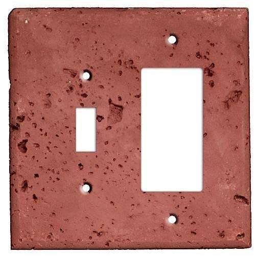 Brick Stone Toggle / Rocker Cover Plate