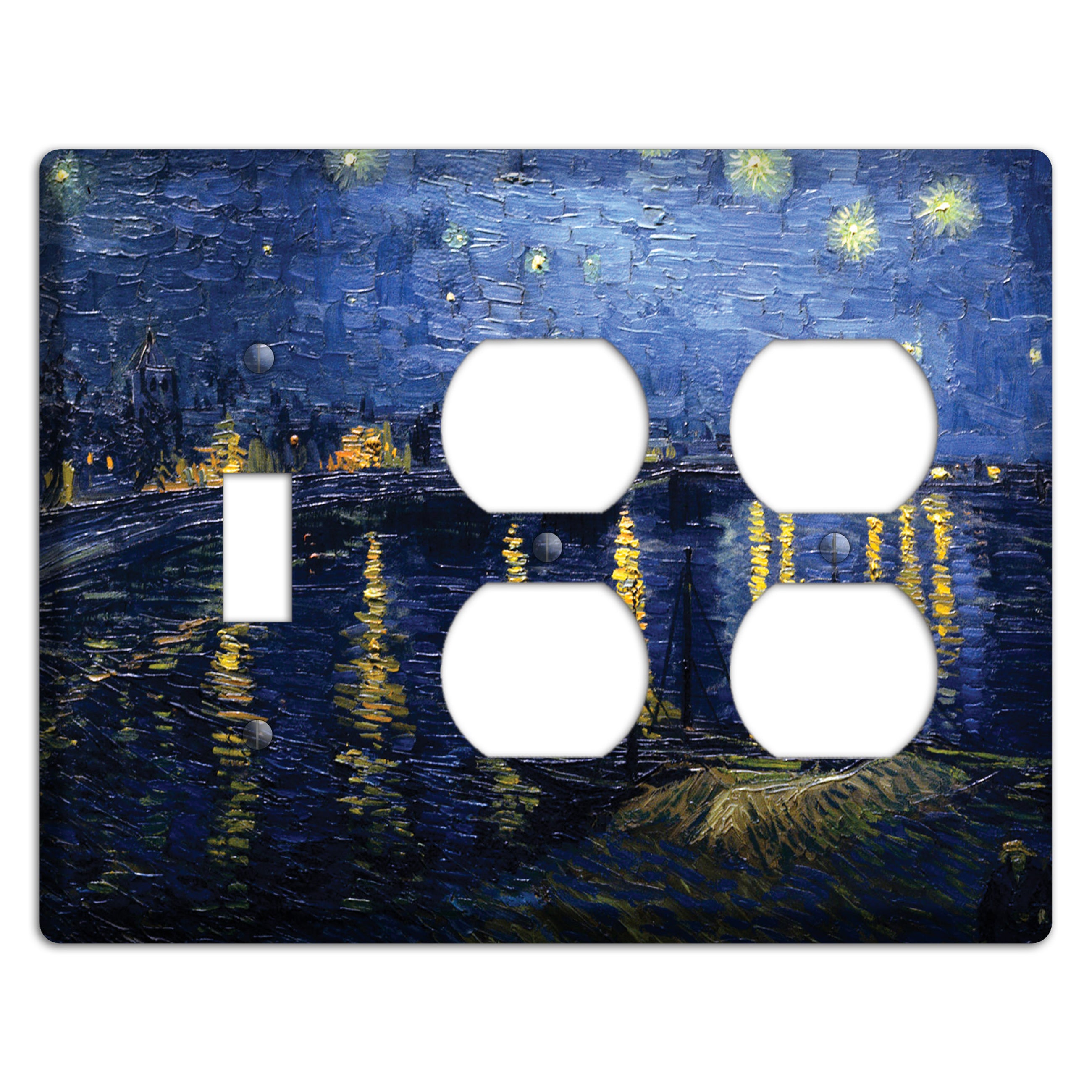 Vincent Van Gogh Toggle / 2 Duplex Wallplate