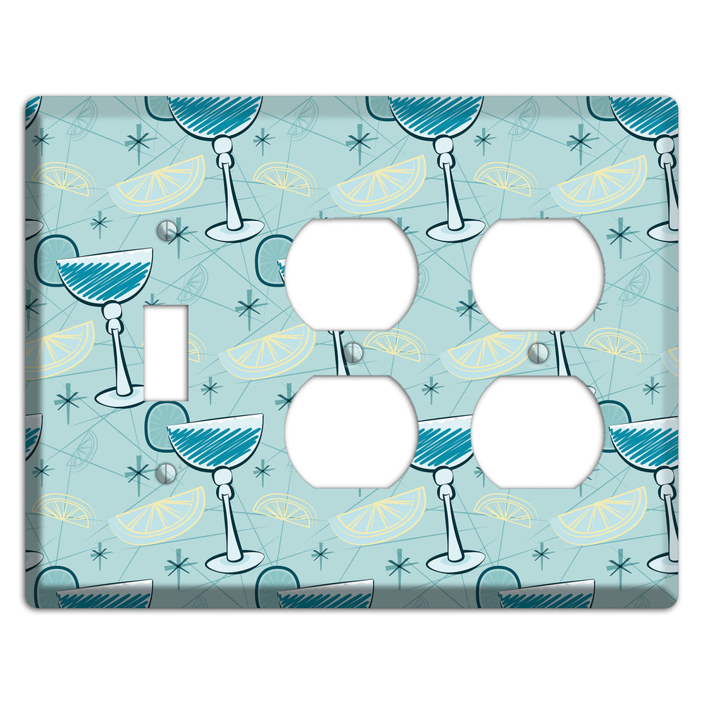 Cocktails Toggle / 2 Duplex Wallplate
