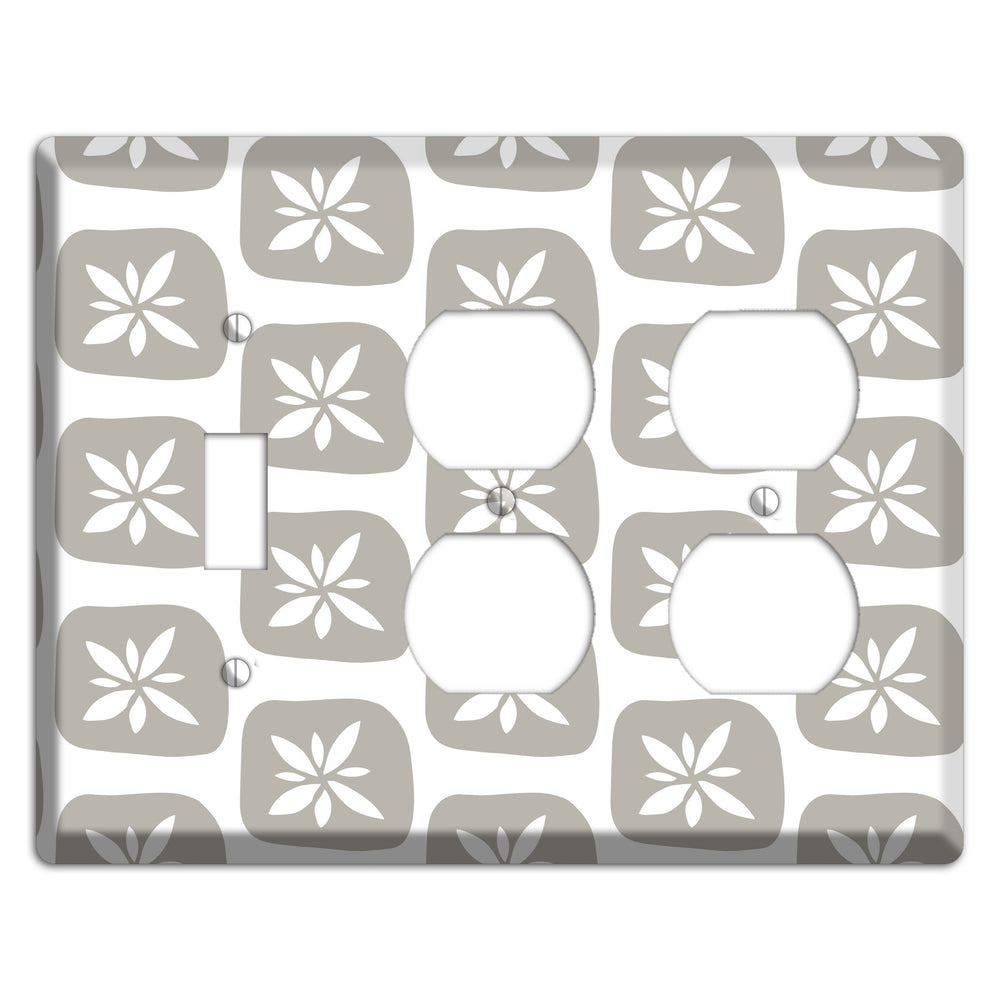 Simple Scandanavian Style GG Toggle / 2 Duplex Wallplate