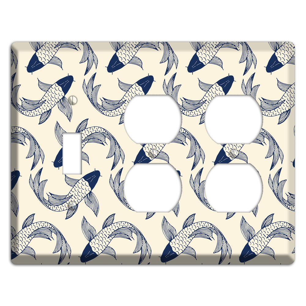 Koi Pond 2 Toggle / 2 Duplex Wallplate