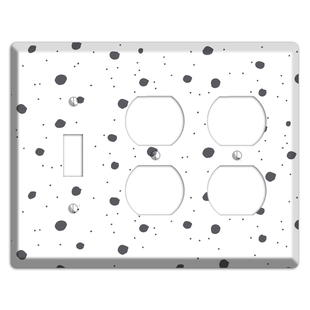 Abstract 28 Toggle / 2 Duplex Wallplate