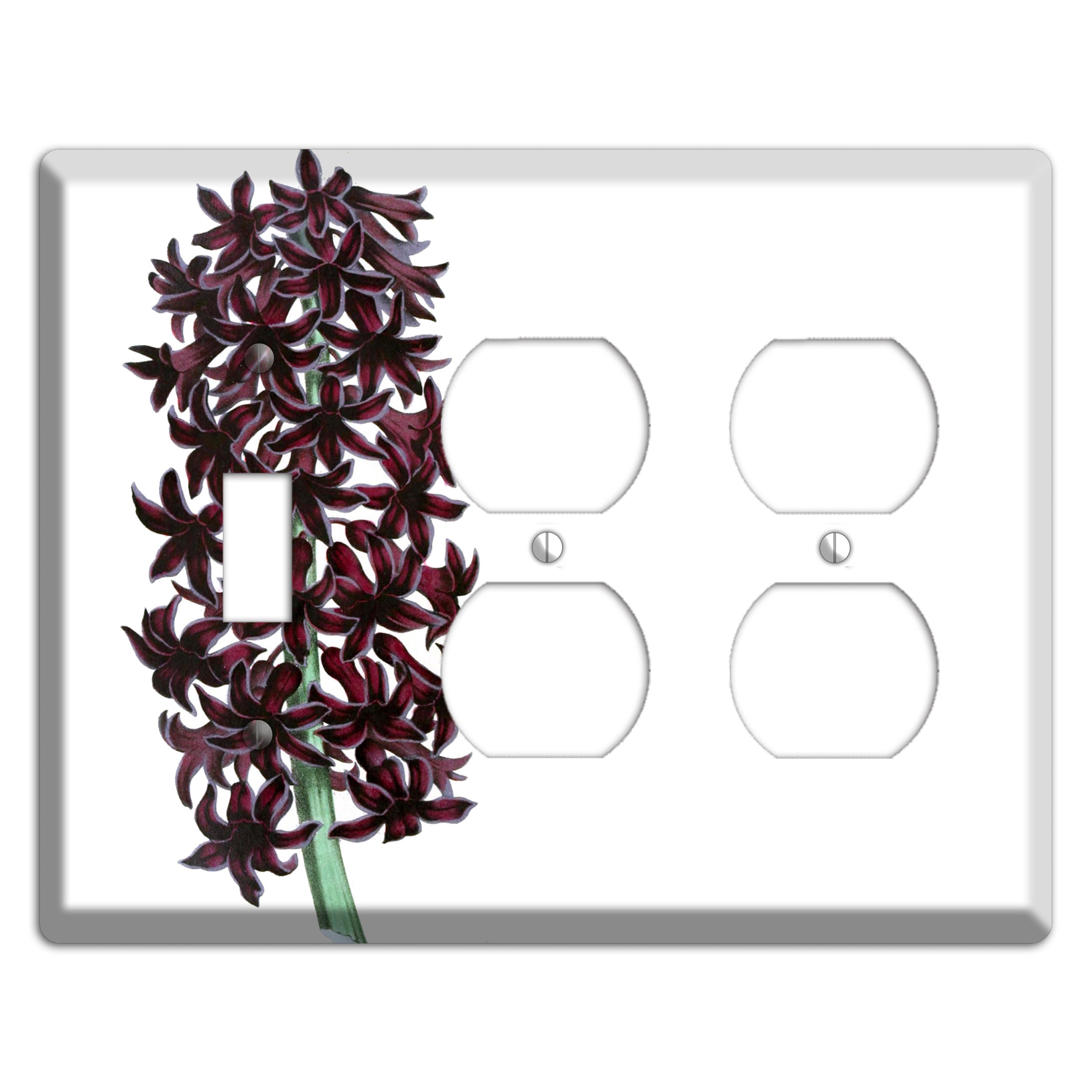 Jacinth Toggle / 2 Duplex Wallplate