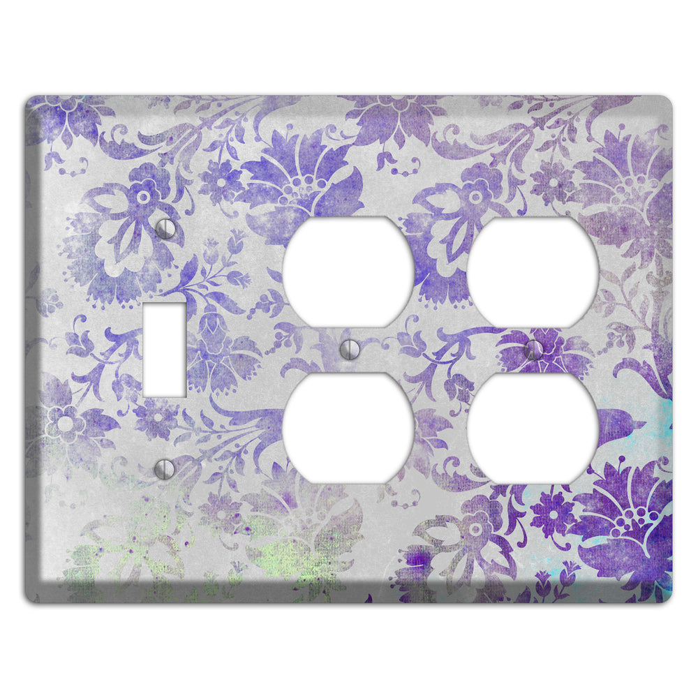 Chatelle Whimsical Damask Toggle / 2 Duplex Wallplate