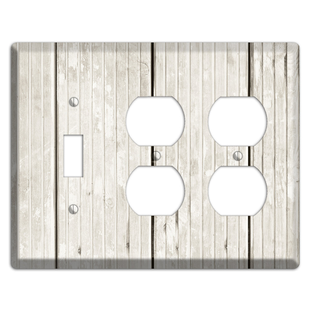 Cararra Antique Toggle / 2 Duplex Wallplate