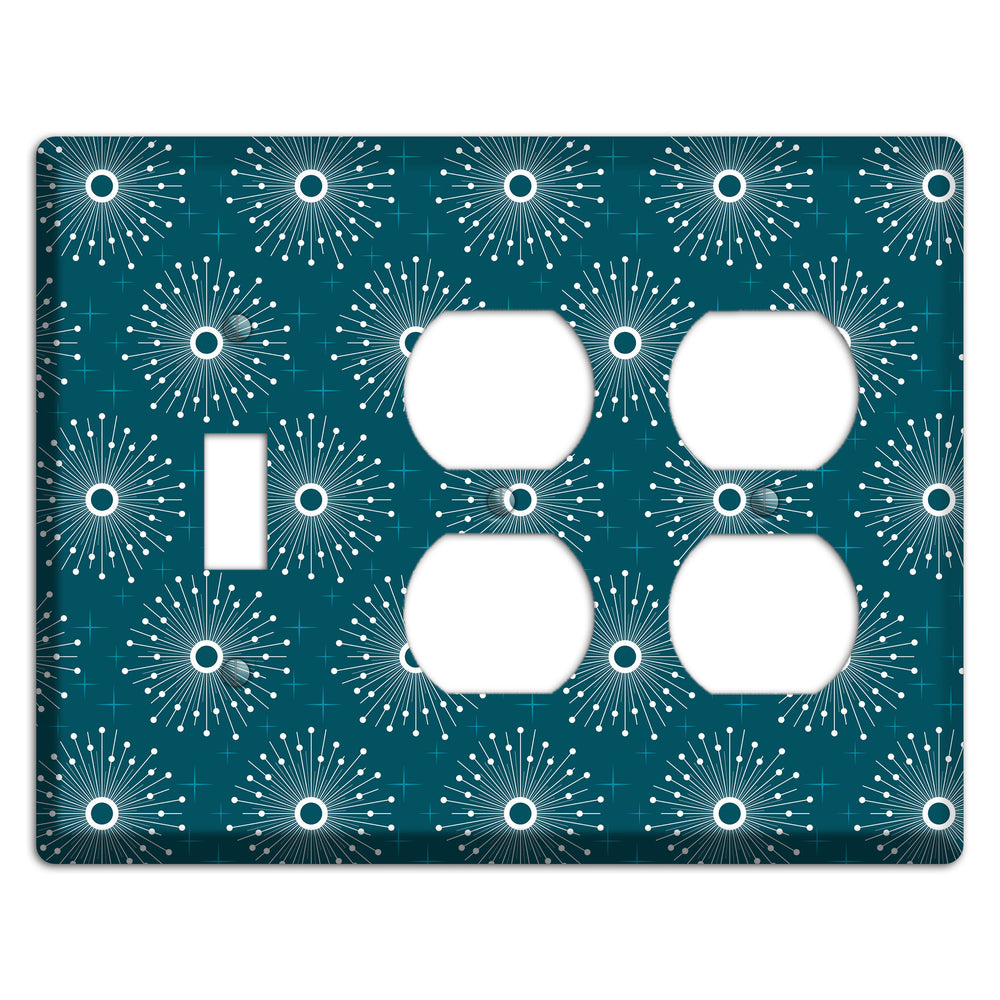 Star Burst Toggle / 2 Duplex Wallplate