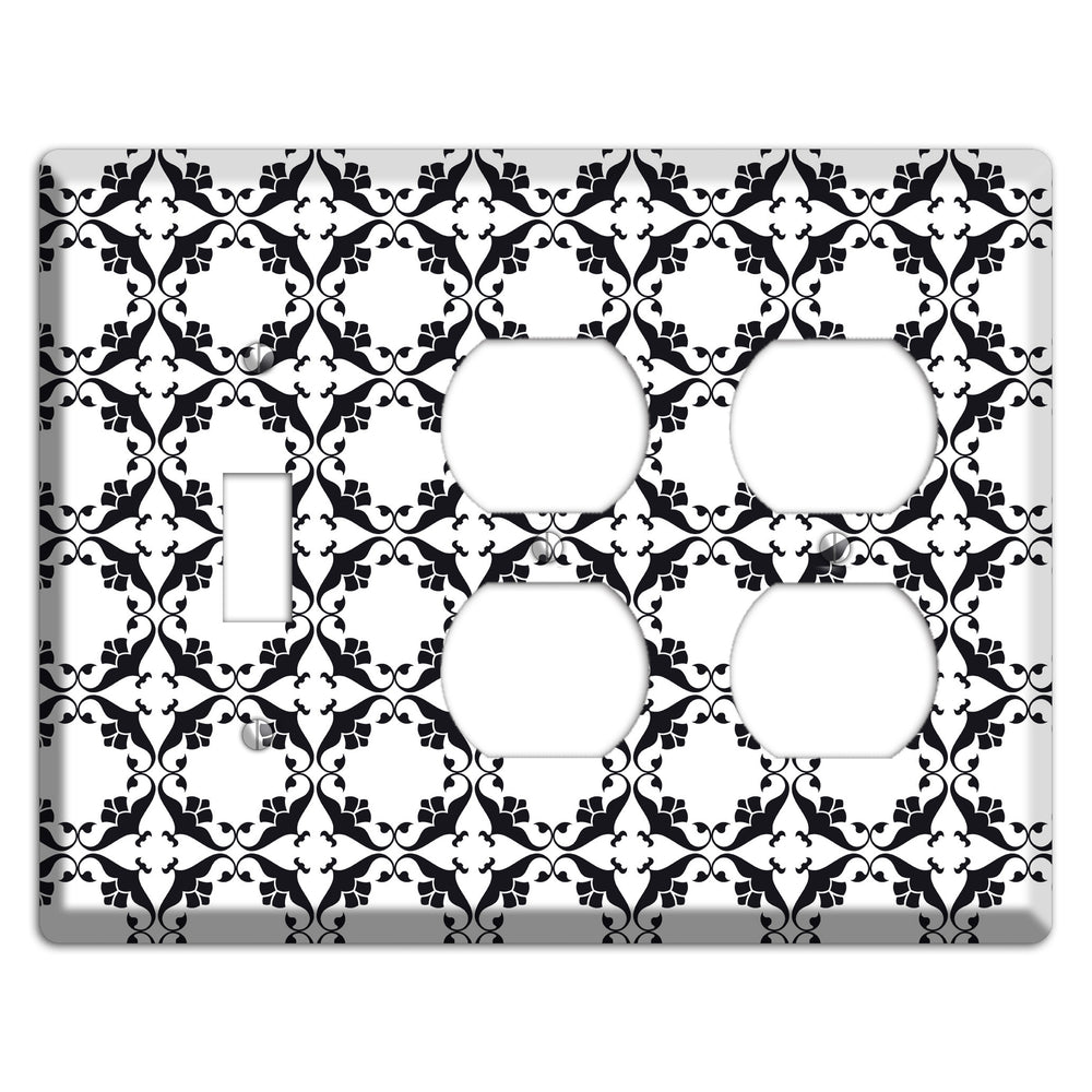 Moroccan 12 Toggle / 2 Duplex Wallplate