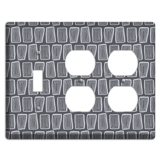 Abstract 1 Toggle / 2 Duplex Wallplate