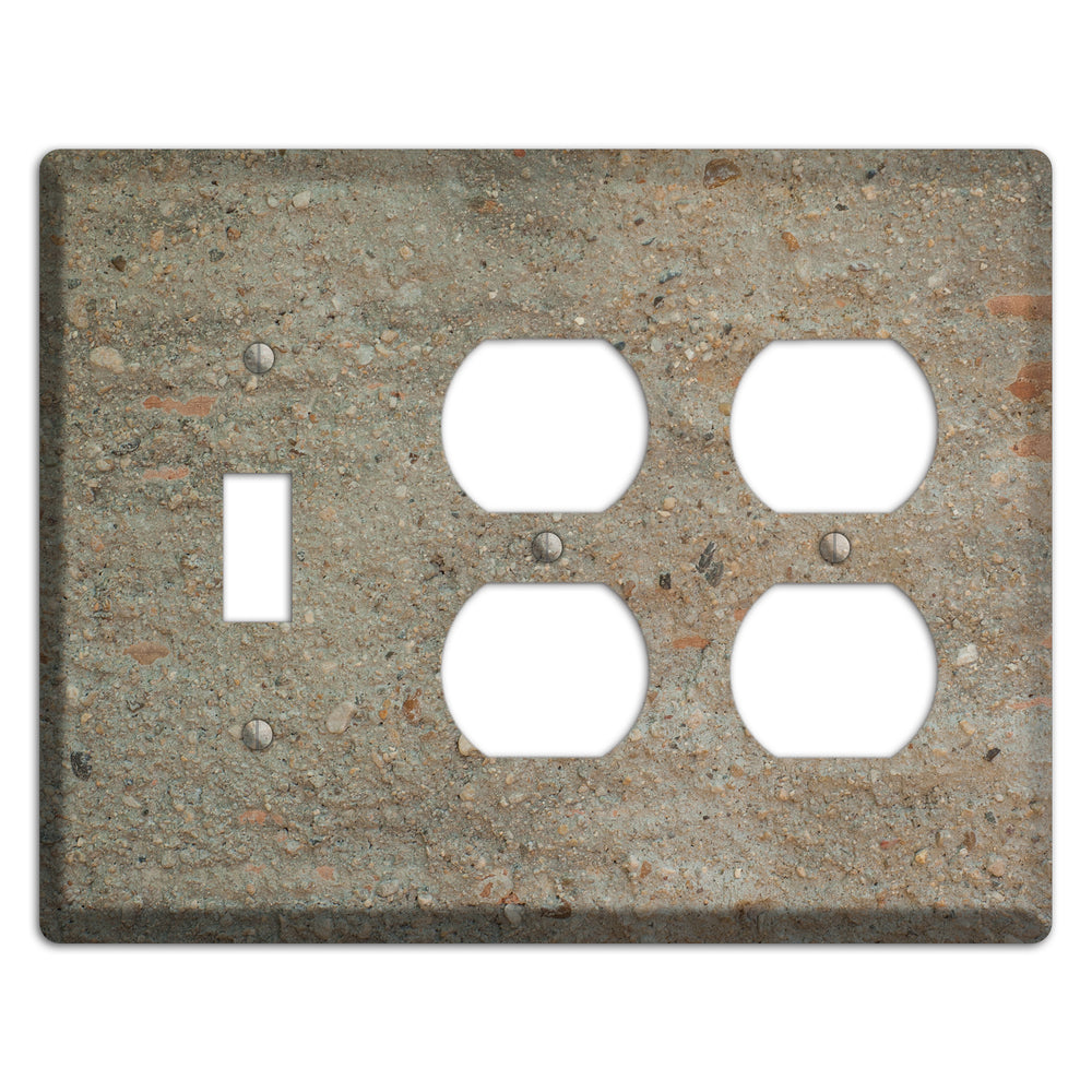 Plaster 1 Toggle / 2 Duplex Wallplate