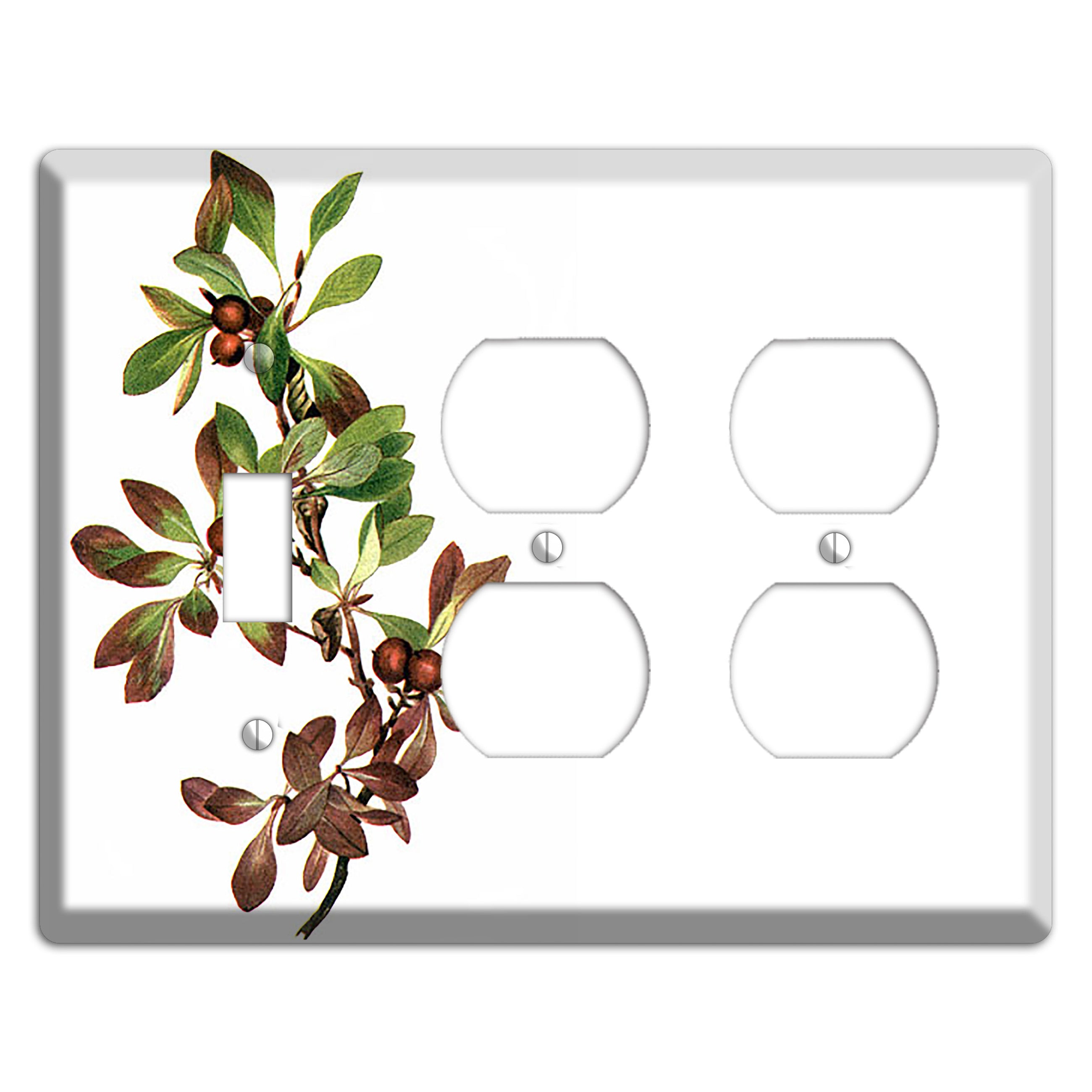Arietustaphylos Alpha Toggle / 2 Duplex Wallplate