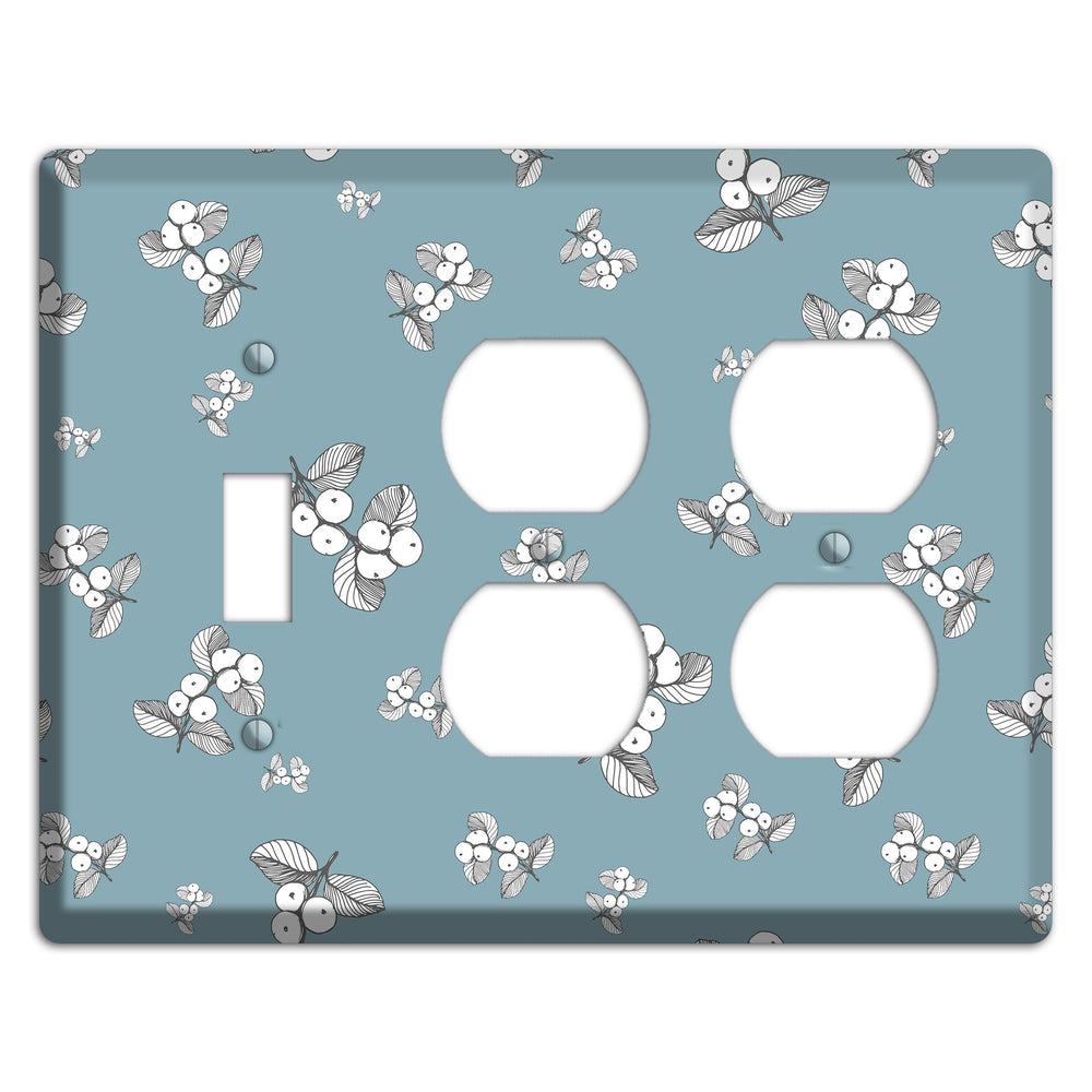 Wildlife Berry Bloom Toggle / 2 Duplex Wallplate