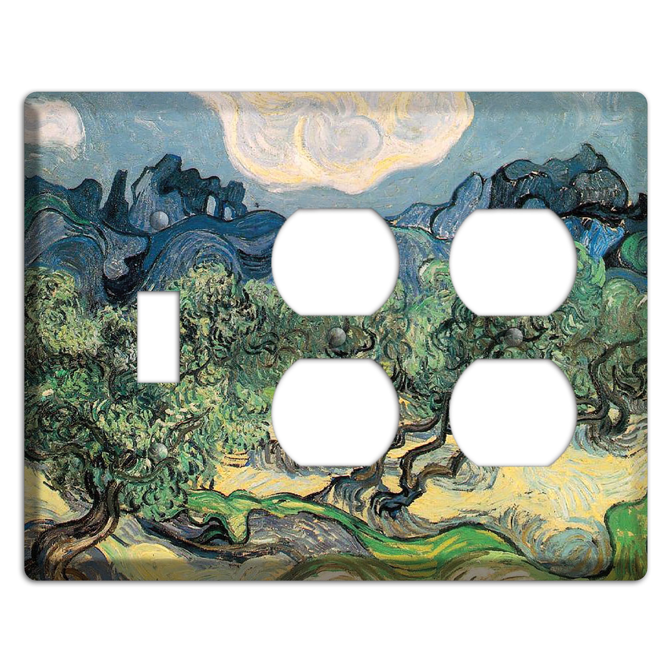 Vincent Van Gogh 5 Toggle / 2 Duplex Wallplate