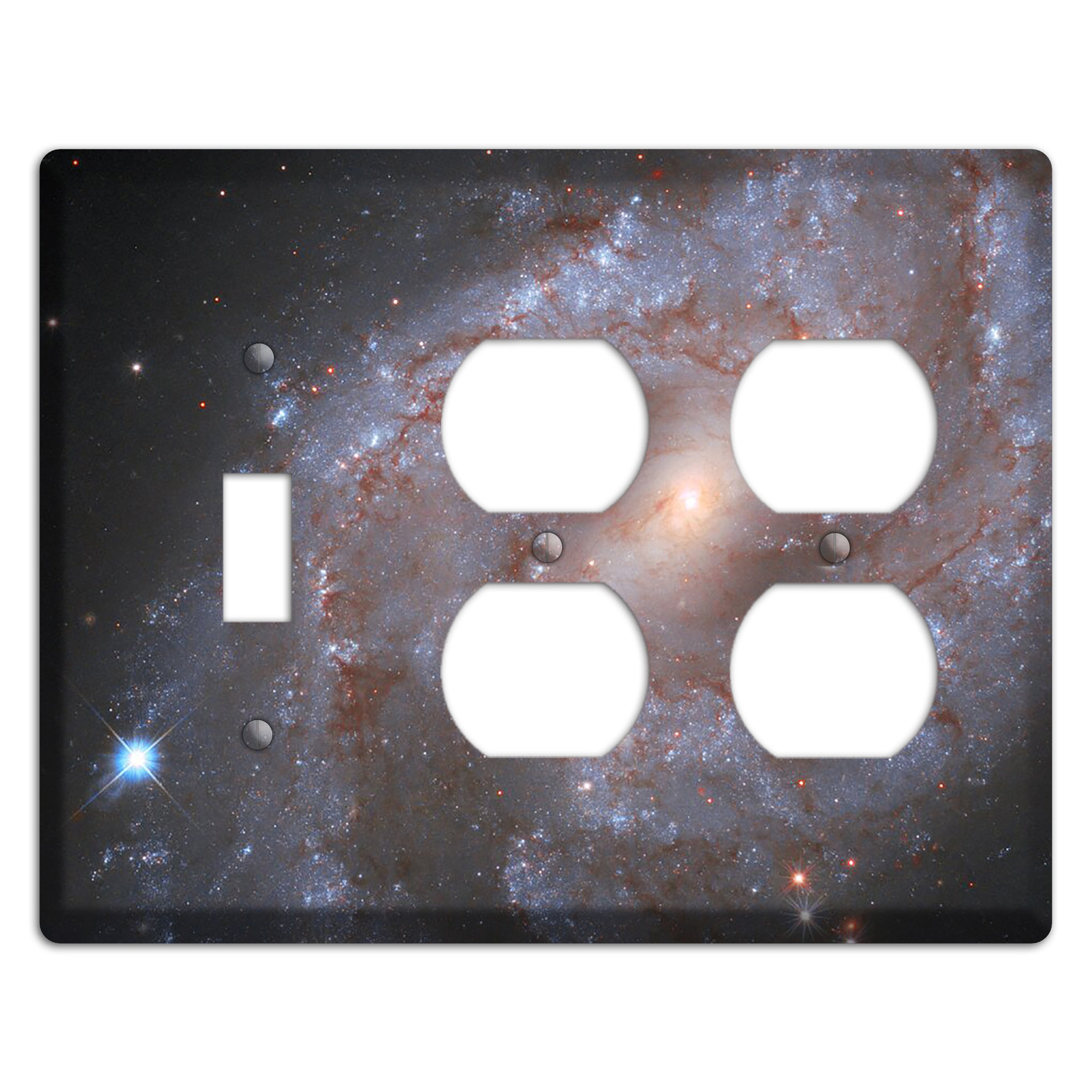 Galaxy NGC 2525 Toggle / 2 Duplex Wallplate