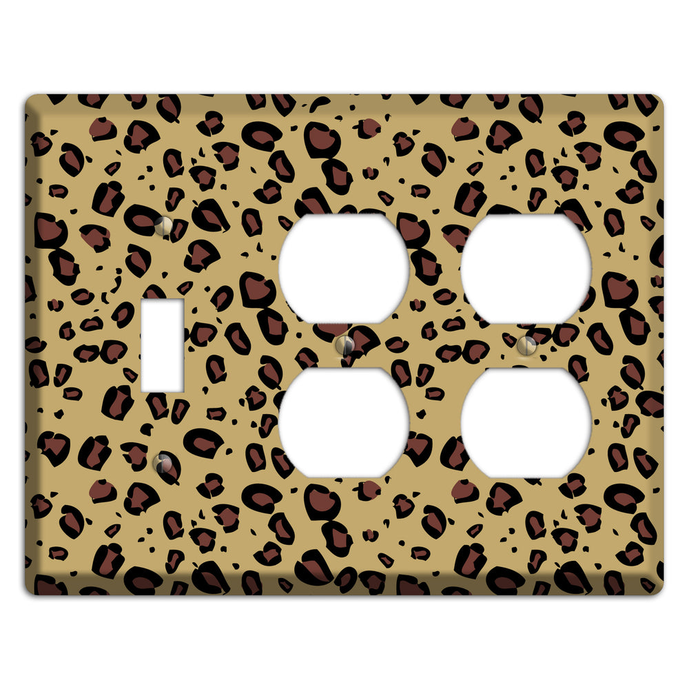 Leopard Toggle / 2 Duplex Wallplate