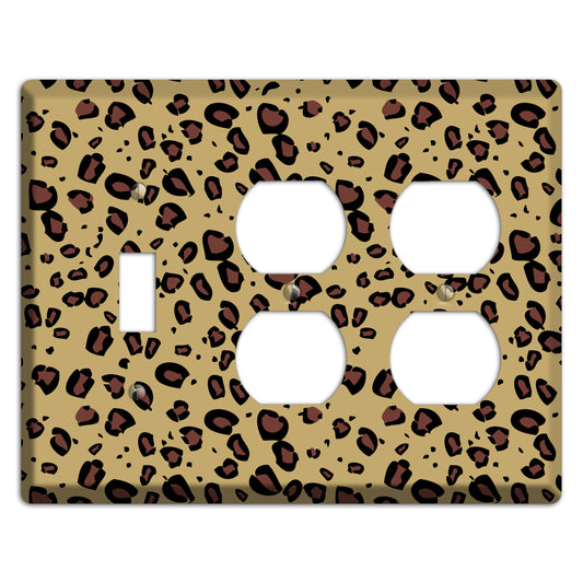 Leopard Toggle / 2 Duplex Wallplate