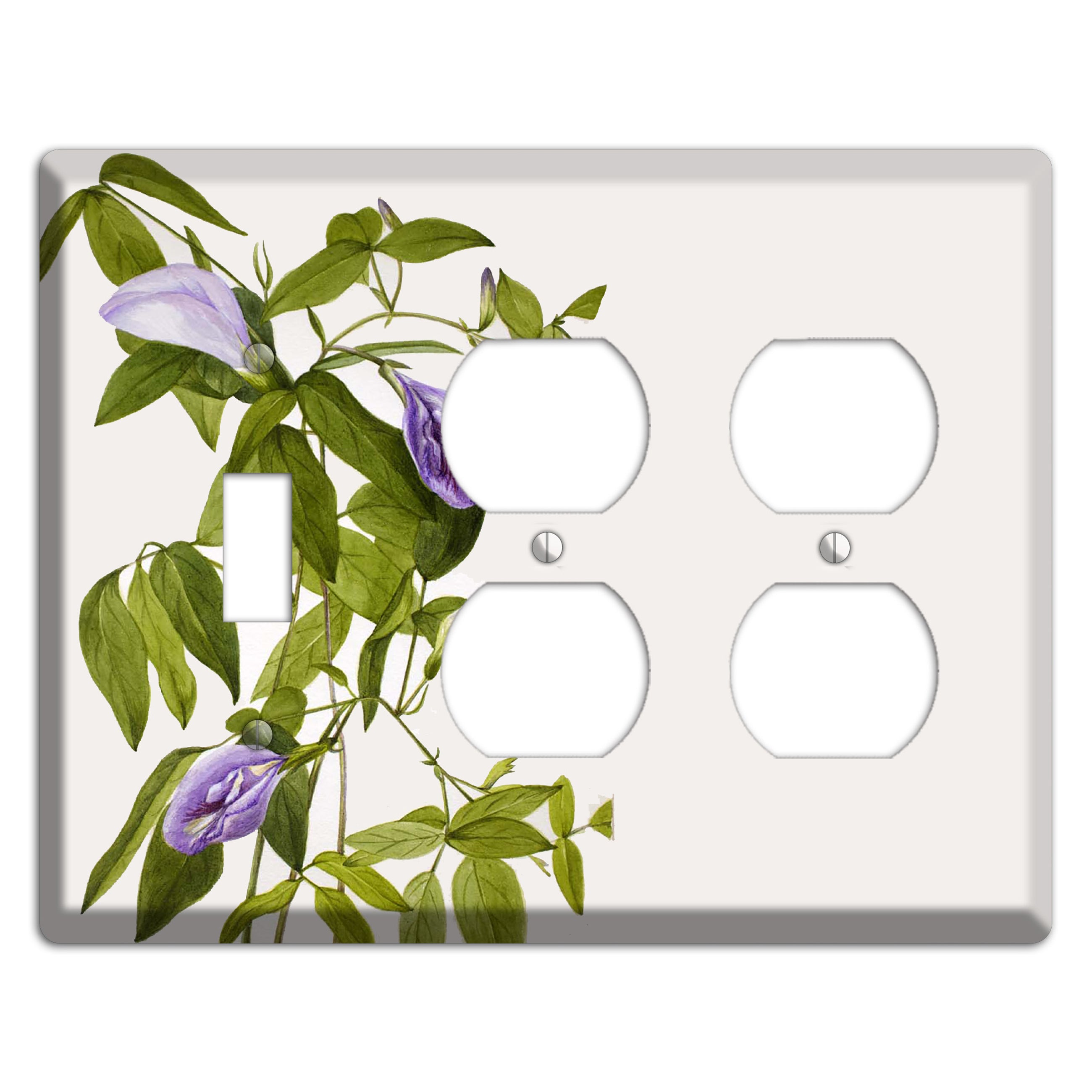 Clitoria Mariana Toggle / 2 Duplex Wallplate