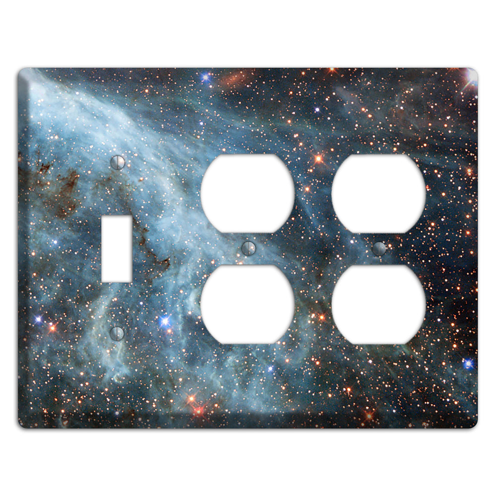 Magellanic Cloud Toggle / 2 Duplex Wallplate