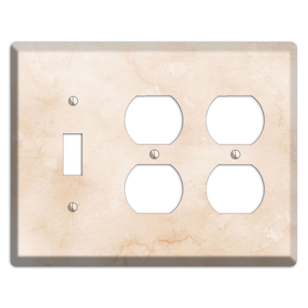 Janna Neutral Texture Toggle / 2 Duplex Wallplate