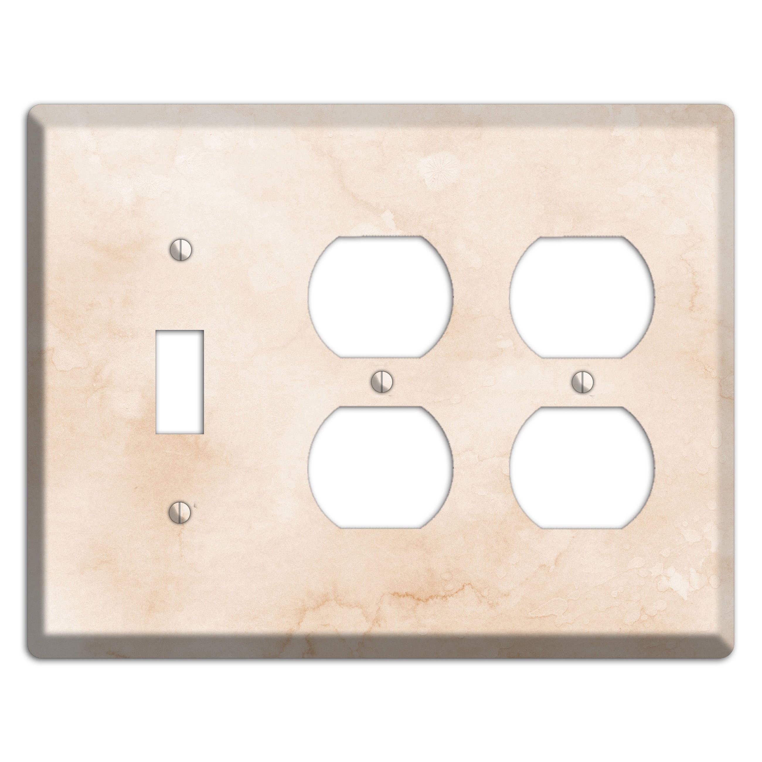 Janna Neutral Texture Toggle / 2 Duplex Wallplate