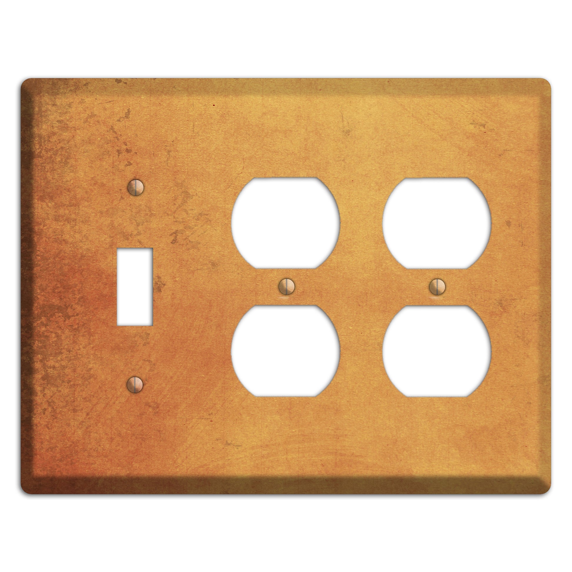 Di Sierra Vintage Grunge Toggle / 2 Duplex Wallplate