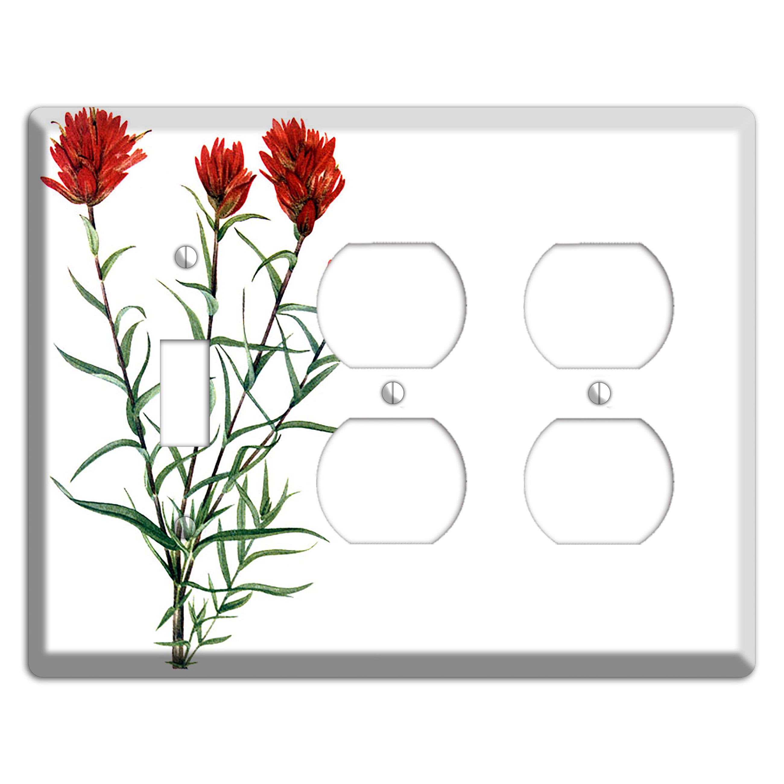 Castilleja Linarifolia Toggle / 2 Duplex Wallplate