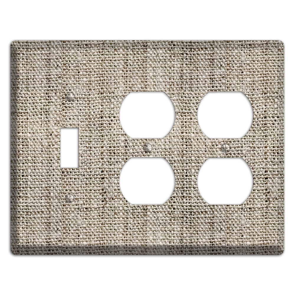 Niagara Burlap Toggle / 2 Duplex Wallplate