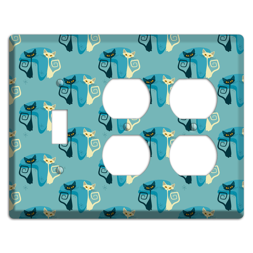 Adoable Kitties Toggle / 2 Duplex Wallplate