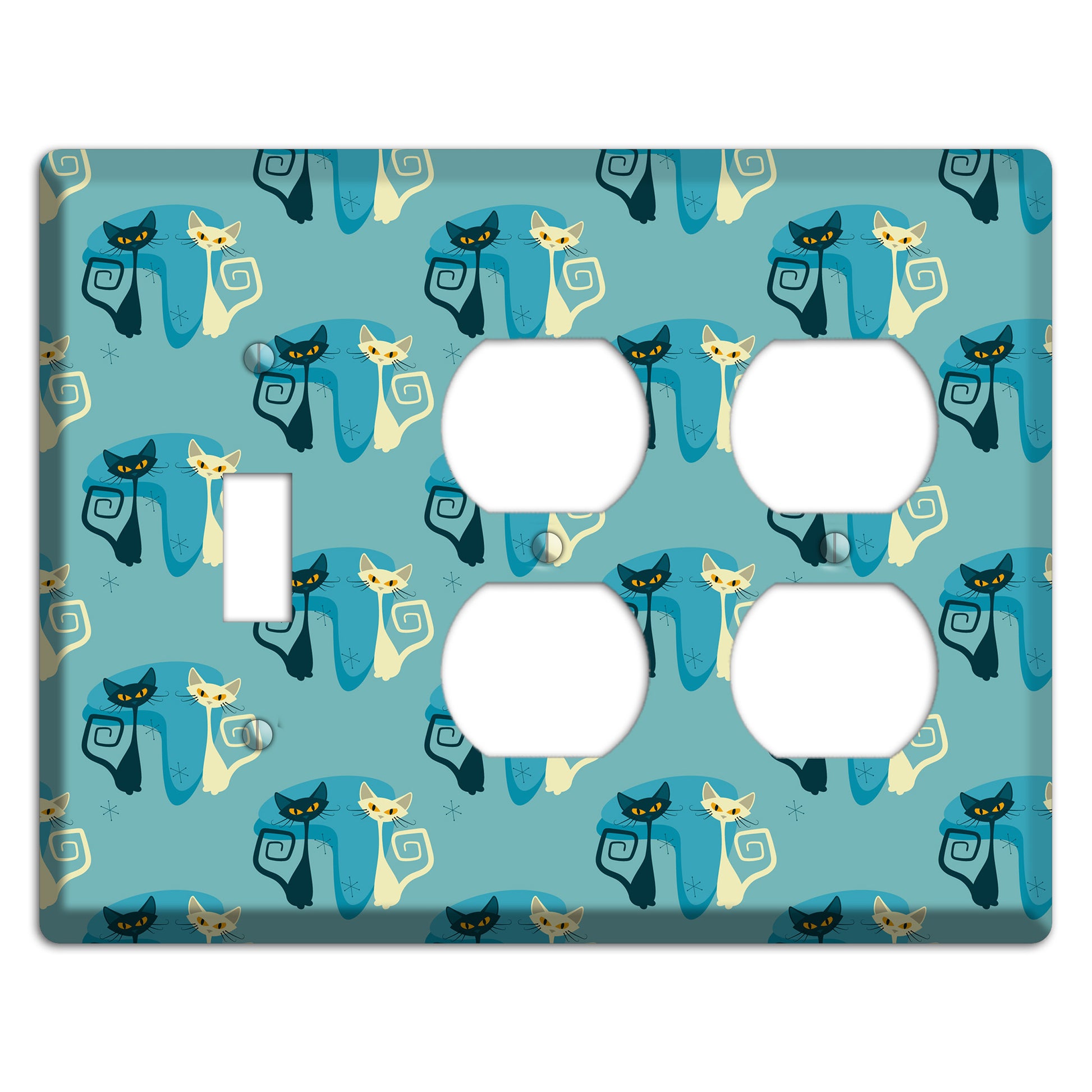 Adorable Kitties Toggle / 2 Duplex Wallplate