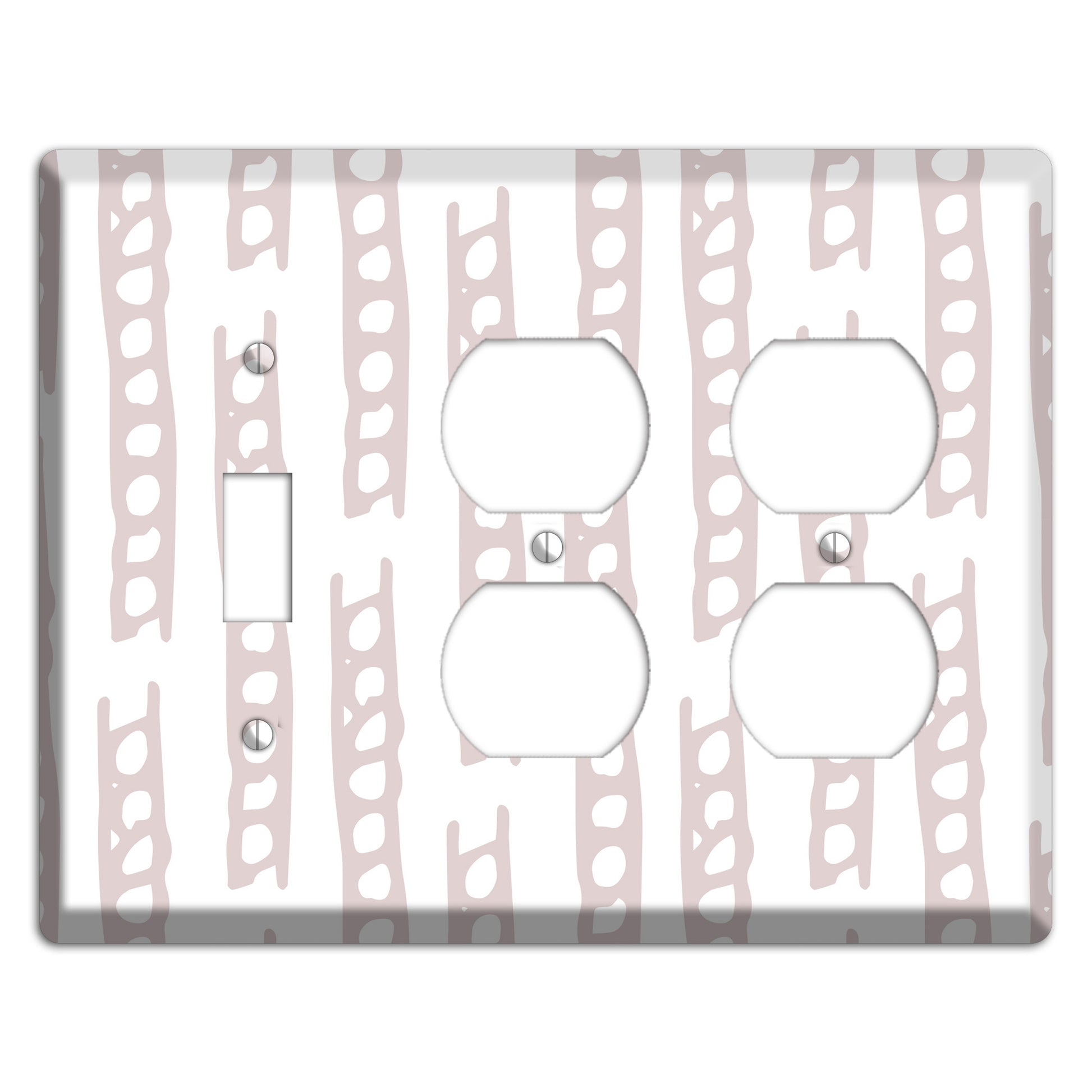 Abstract 27 Toggle / 2 Duplex Wallplate