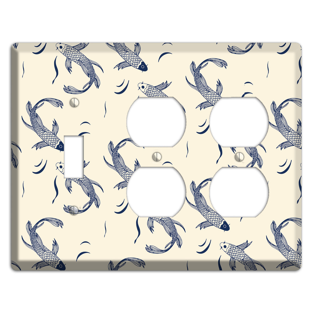 Koi Pond 1 Toggle / 2 Duplex Wallplate