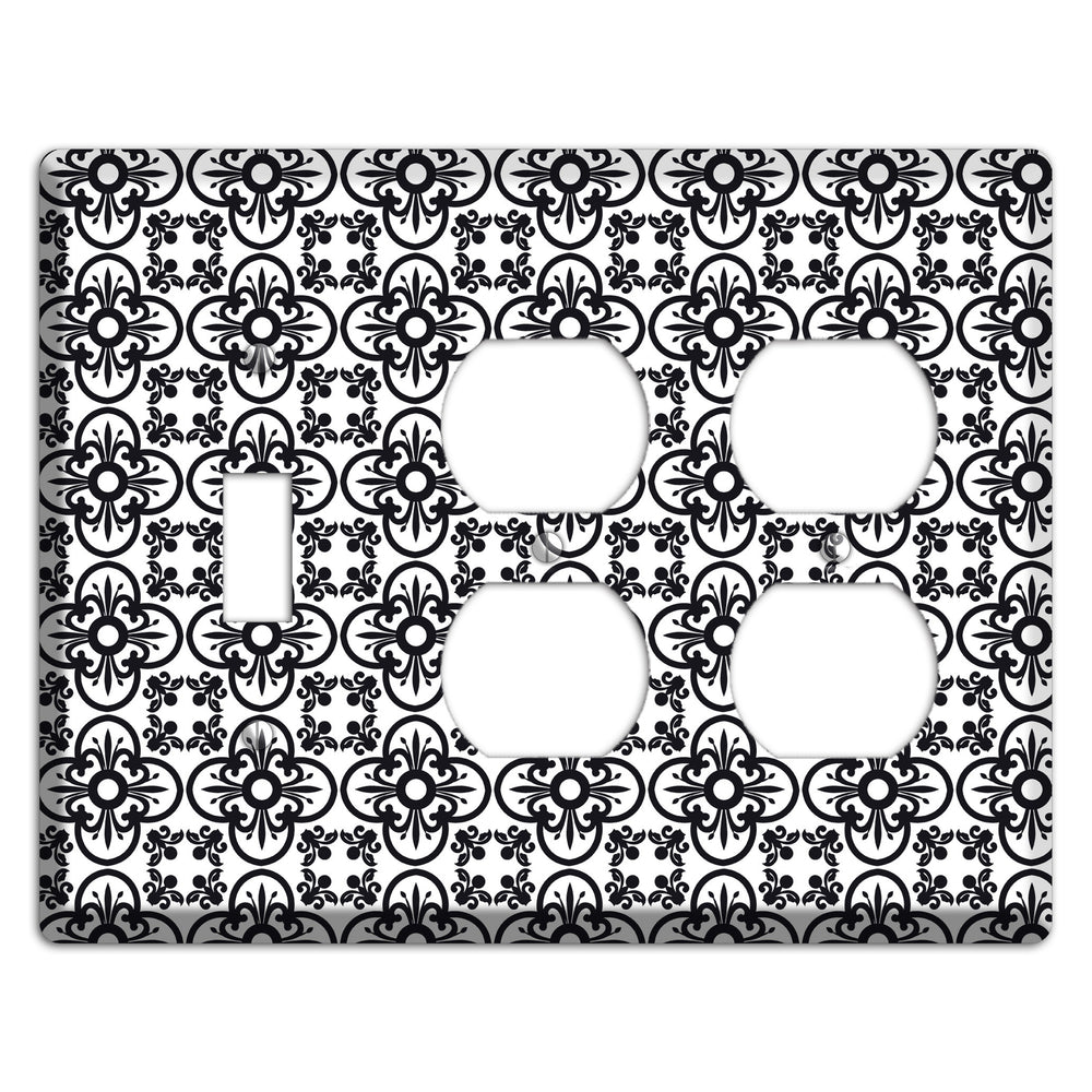 Moroccan 1 Toggle / 2 Duplex Wallplate