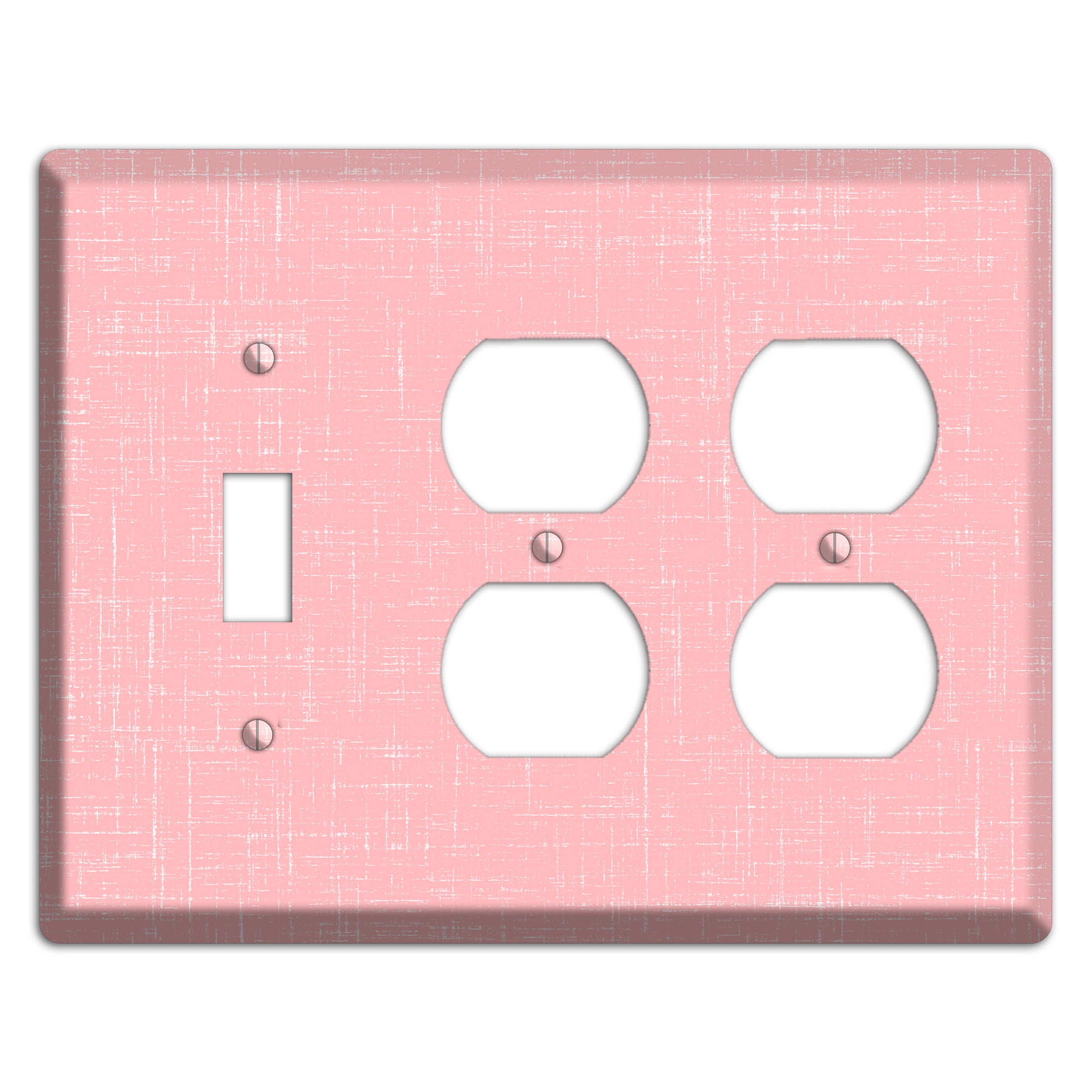 Amber Soft Coral Toggle / 2 Duplex Wallplate