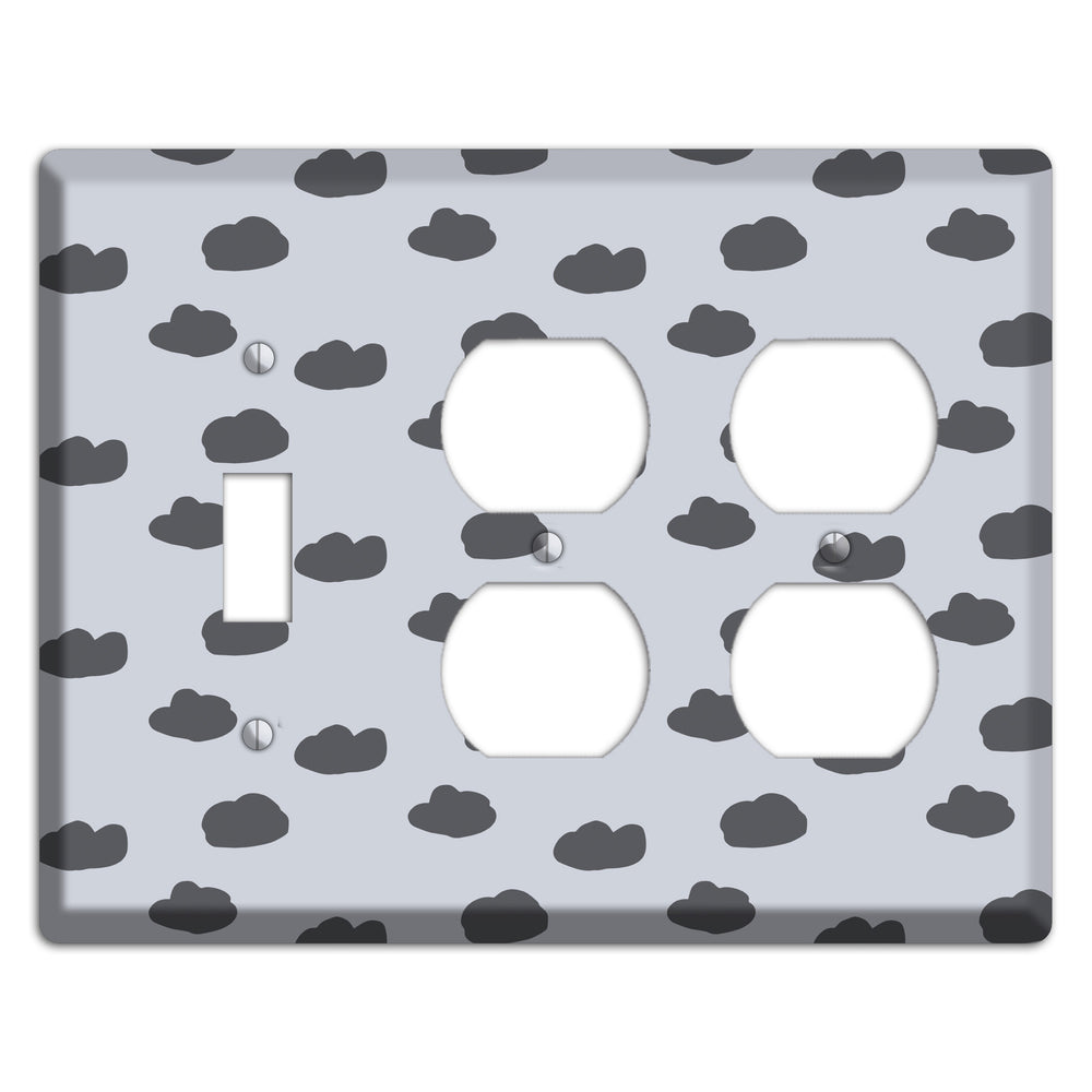 Abstract 14 Toggle / 2 Duplex Wallplate