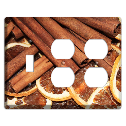 Cinnamon Toggle / 2 Duplex Wallplate