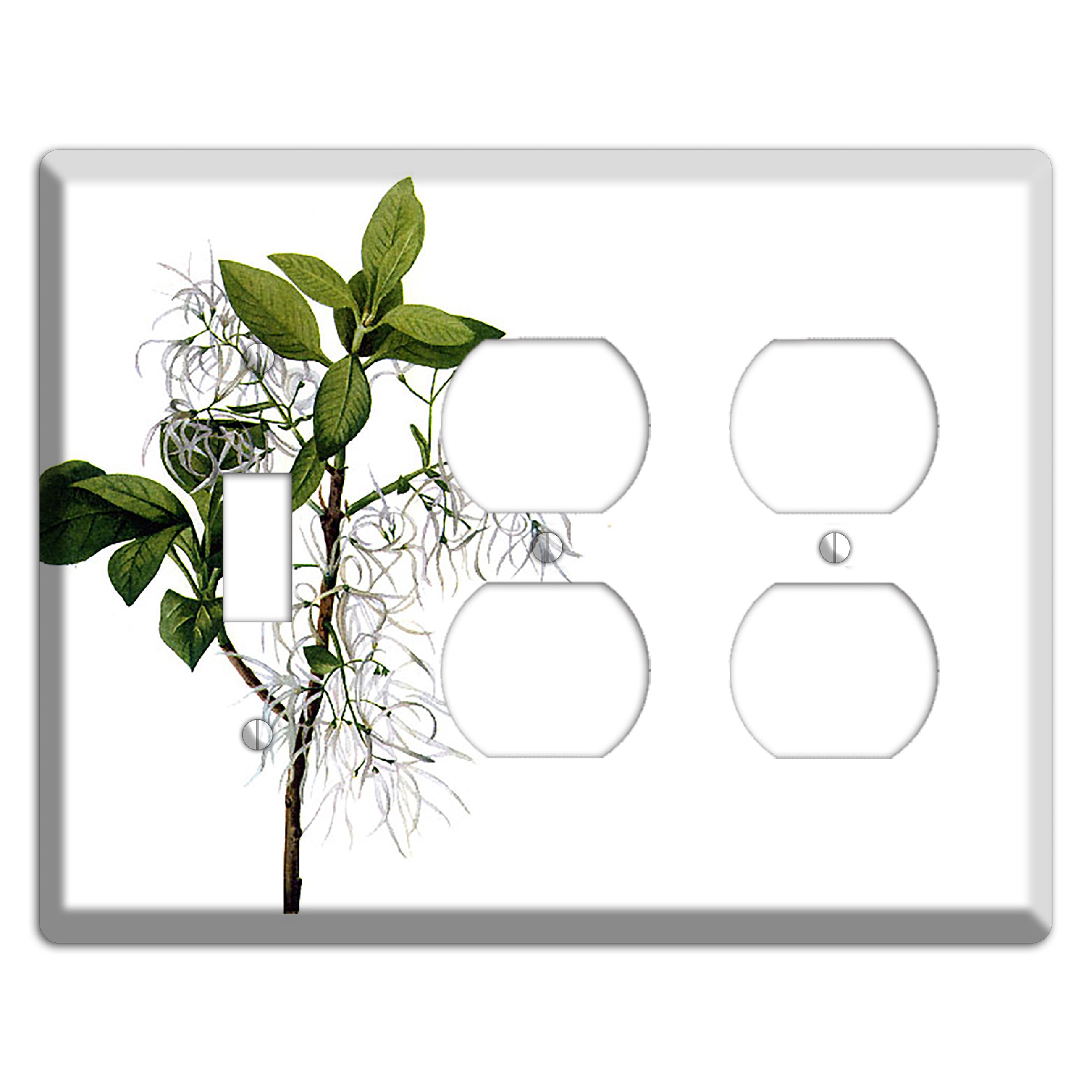 Chionathus Virginiana Toggle / 2 Duplex Wallplate
