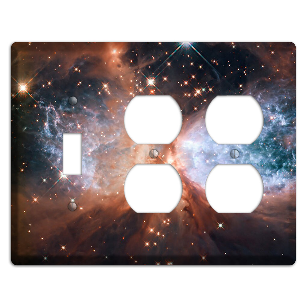 star-forming Toggle / 2 Duplex Wallplate