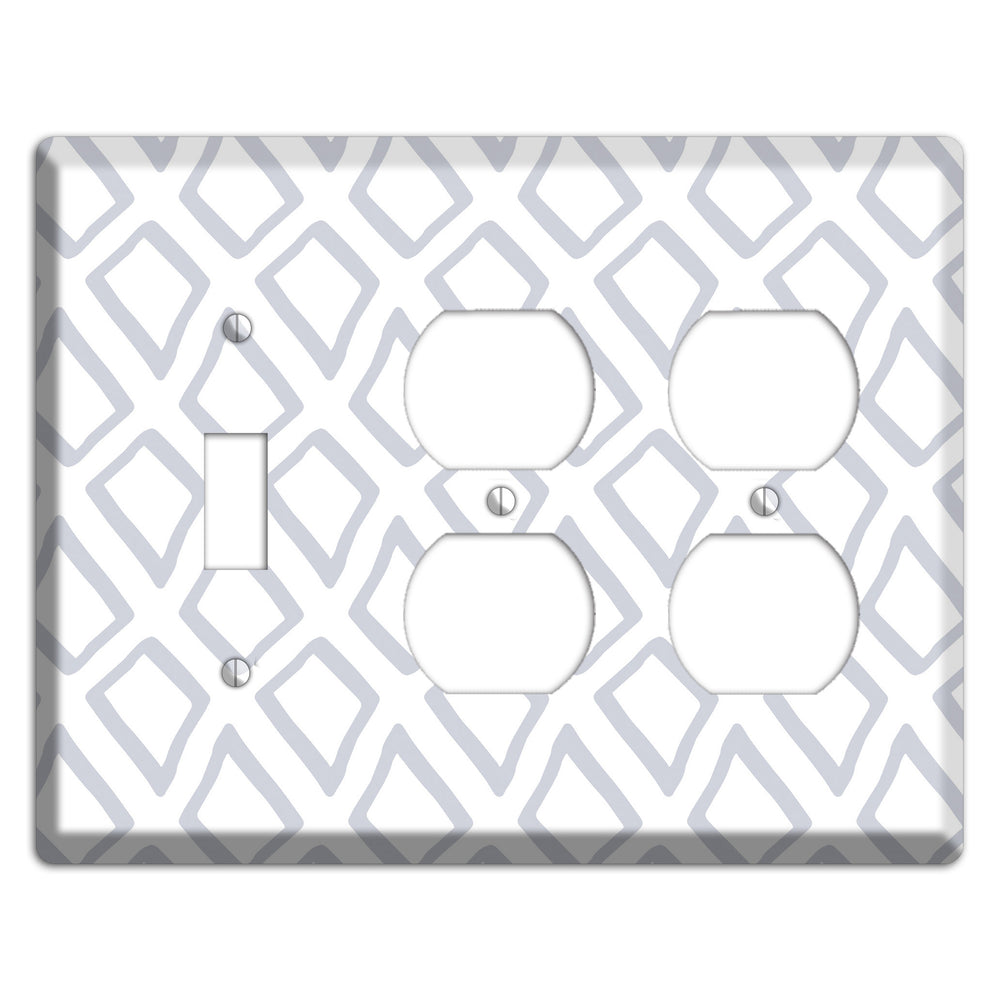 Abstract 29 Toggle / 2 Duplex Wallplate