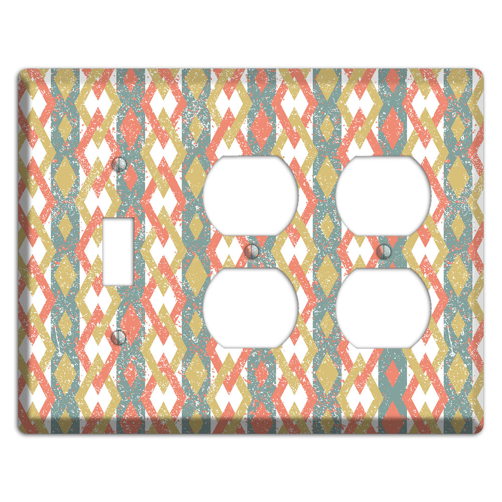 Misty Kailash Toggle / 2 Duplex Wallplate