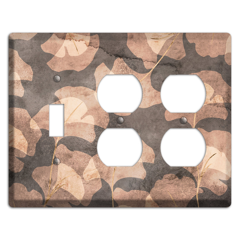 Watercolor Ginkgo Toggle / 2 Duplex Wallplate